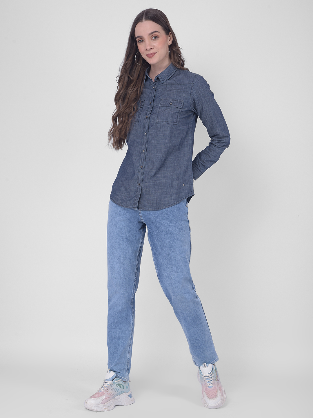 Numero Uno Women Solid Blue Jeans